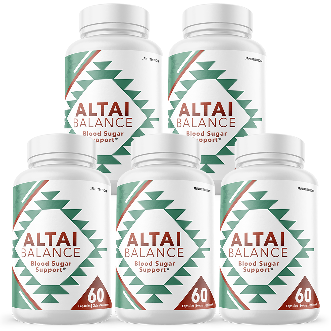Altai Balance - Blood Sugar Support Dietary Supplement 60 Capsules (5 Pack)